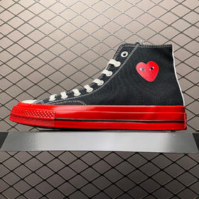 夏季特惠💰290 CDG x Converse 匡威 川久保玲CDG PLAY 联名帆布高帮休闲板鞋