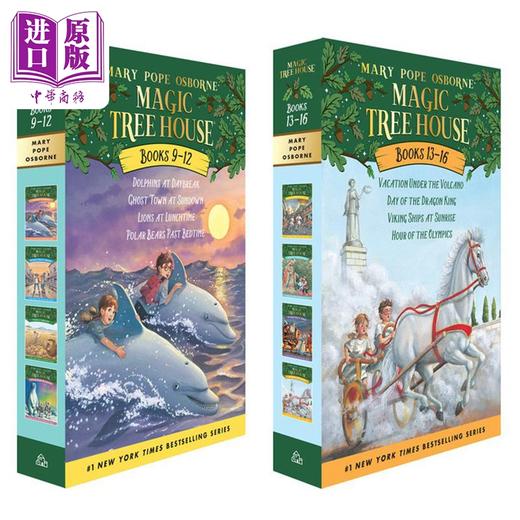 预售 【中商原版】Magic Tree House 9-16 神奇树屋 卷9-16盒装8册套装 儿童文学章节书 故事小说图画书 魔法树屋 英文原版进口图书 商品图0