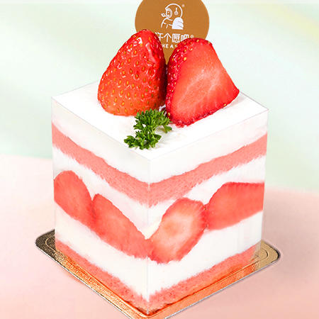北海道草莓方块蛋糕