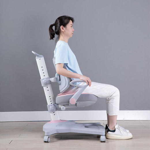 卓酷（JOCU）儿童学习椅A8可升降椅子带扶手靠背脚踏写字椅 商品图0