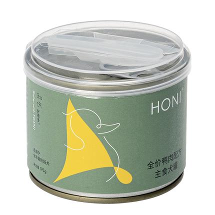 HONI和你主食罐头无谷鸭肉配方大型小型狗零食增肥营养湿粮195g*4 商品图3