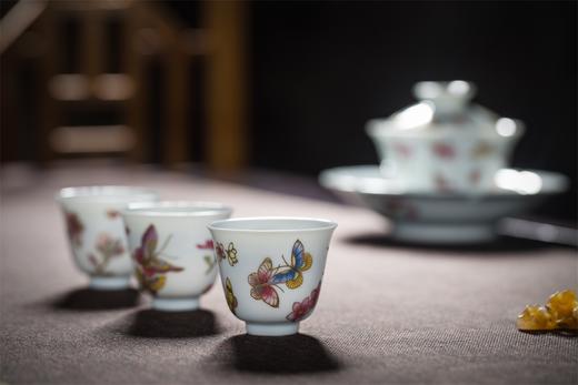 【蝶恋花香，千古流芳】粉彩描金蝶恋花品茗套组，景德镇重工手作，名匠新作，浪漫美好 商品图5