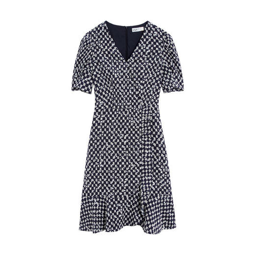 LILY法式泡泡袖连衣裙122240C7531 商品图2