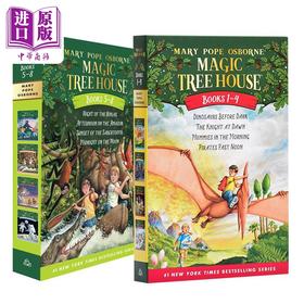 【中商原版】Magic Tree House 1-8 神奇树屋 卷1-8盒装 8册套装 儿童文学章节书 故事小说图画书 魔法树屋 英文原版 进口图书