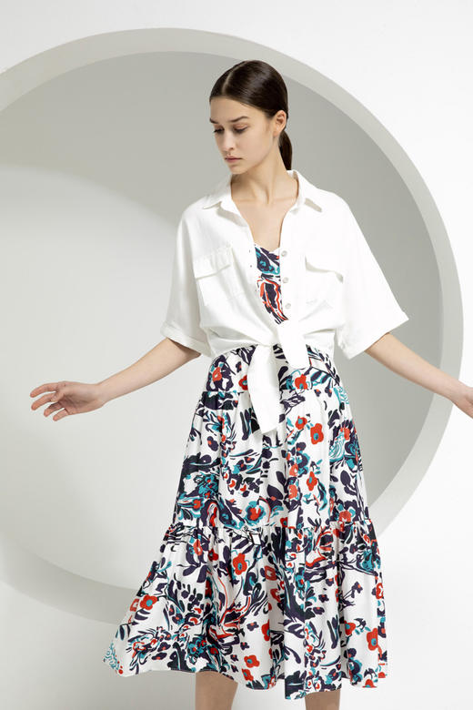 CARA休闲系带衬衫KB221MJB0204 商品图7