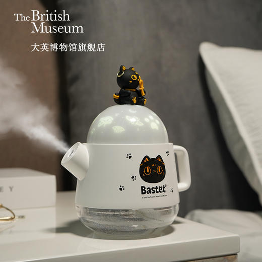 大英博物馆安德森猫和她的朋友们系列水壶投影灯加湿器 商品图0