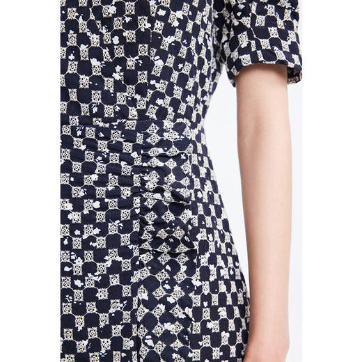 LILY法式泡泡袖连衣裙122240C7531 商品图1