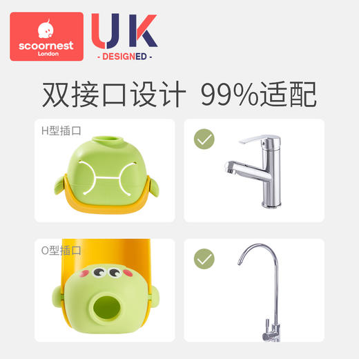 科巢水龙头延伸器宝宝洗手硅胶加长延长通用可爱卡通儿童防溅神器 商品图3