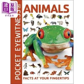 【中商原版】DK目击者口袋系列 动物	Pocket Eyewitness Animals 英文原版	DK百科 探索动物世界 