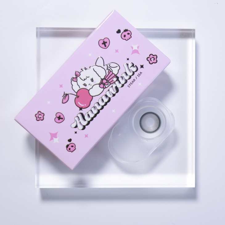 Hanawink年抛隐形眼镜 微醺蓝莓14.5mm 1副/2片-VVCON美瞳商城5