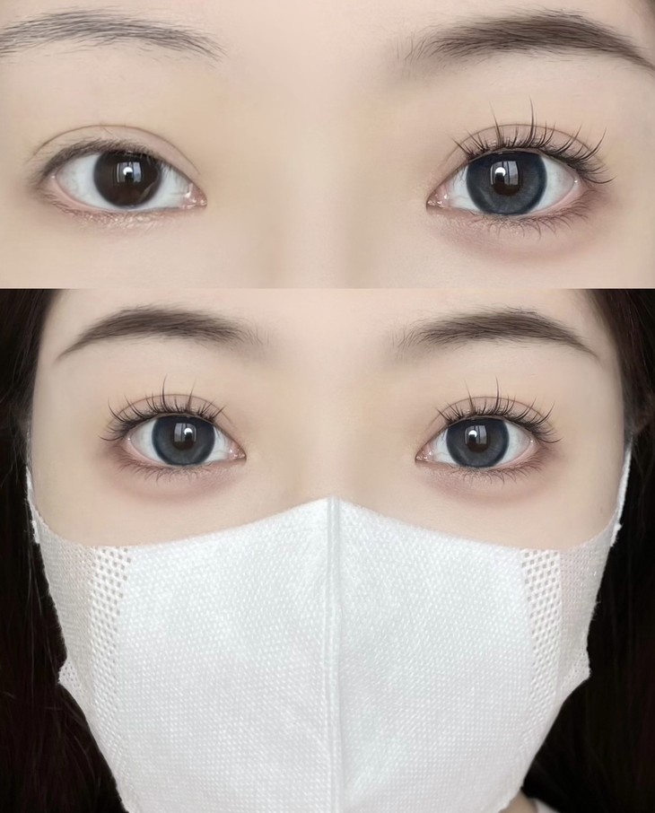 Hanawink年抛隐形眼镜 微醺蓝莓14.5mm 1副/2片-VVCON美瞳商城25