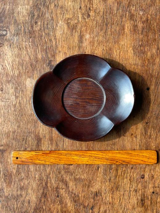 海棠型鸡翅木杯托与黄花梨搅拌棒，顺丰包邮 商品图5
