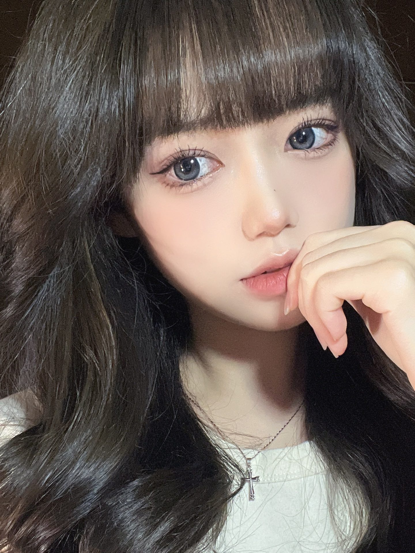 Hanawink年抛隐形眼镜 微醺蓝莓14.5mm 1副/2片-VVCON美瞳商城16