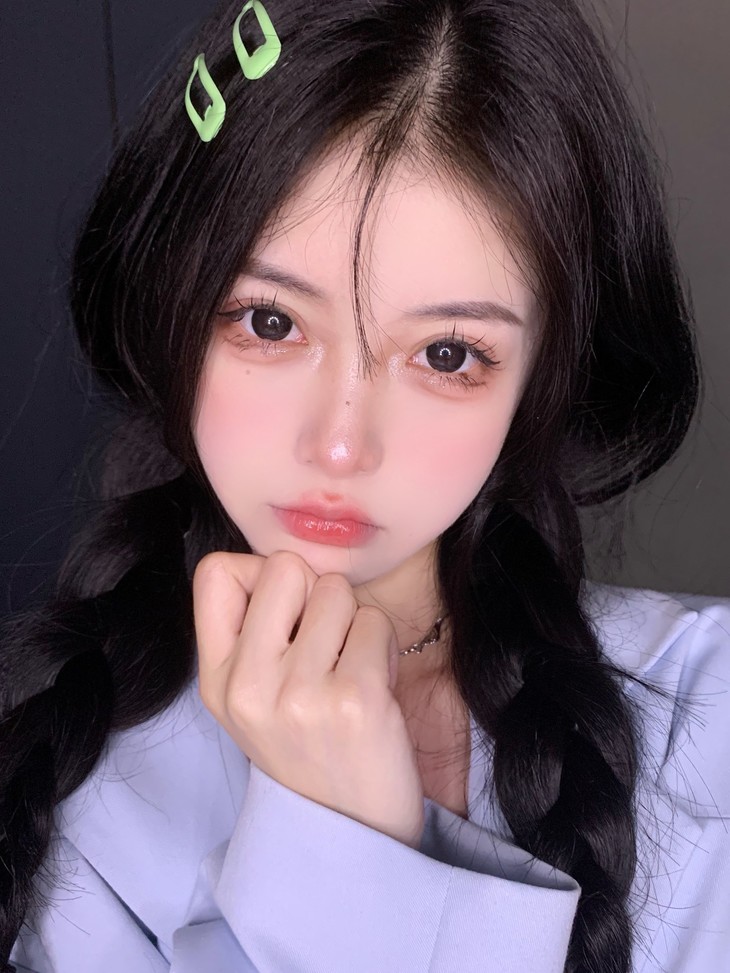 Hanawink年抛隐形眼镜 甜丧黑兔14.5mm 1副/2片-VVCON美瞳商城26