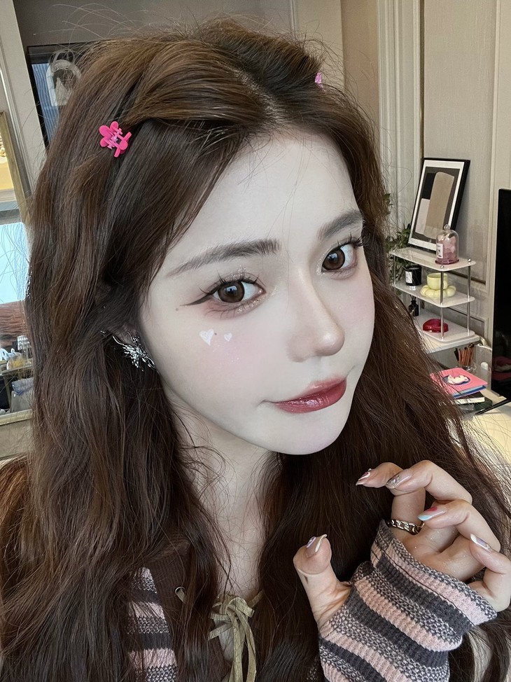 Hanawink年抛隐形眼镜 可可陷阱14.5mm 1副/2片-VVCON美瞳商城17