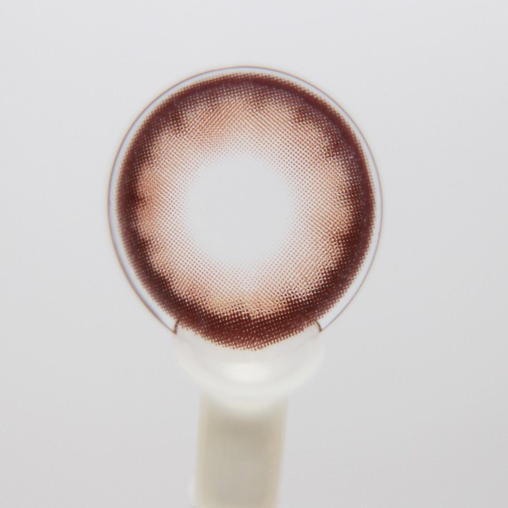 Hanawink年抛隐形眼镜 可可陷阱14.5mm 1副/2片-VVCON美瞳商城5