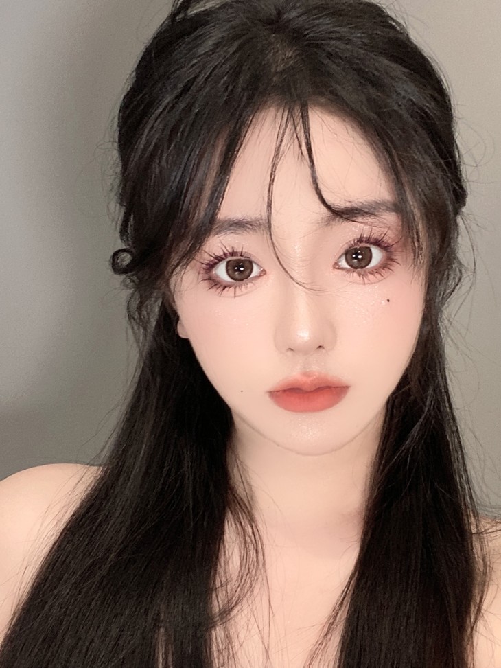 Hanawink年抛隐形眼镜 可可陷阱14.5mm 1副/2片-VVCON美瞳商城22