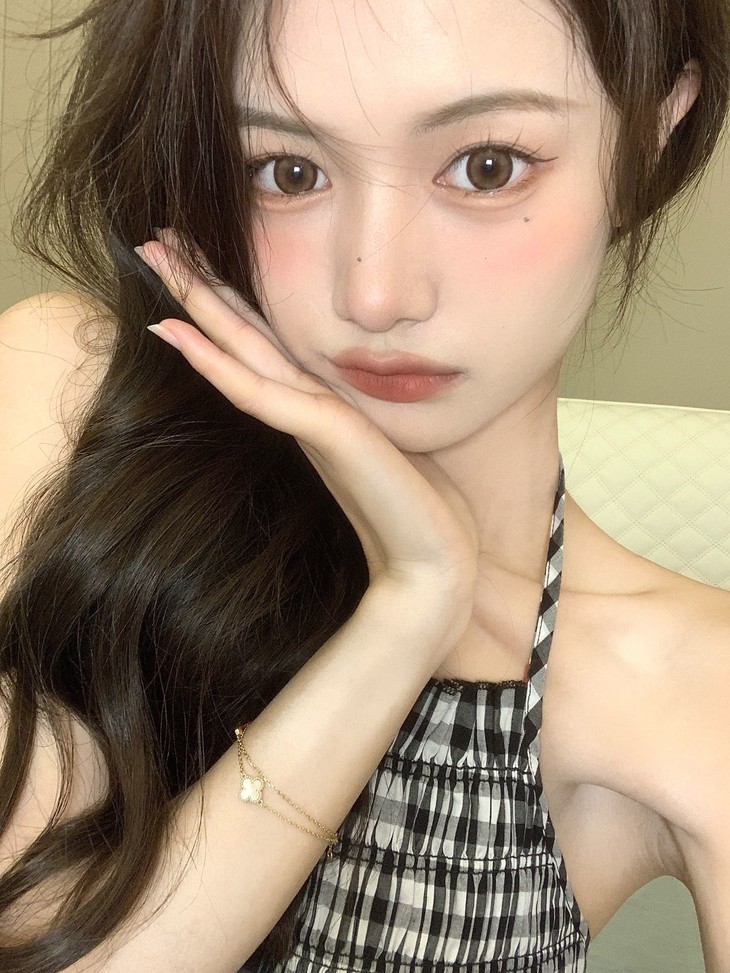 Hanawink年抛隐形眼镜 可可陷阱14.5mm 1副/2片-VVCON美瞳商城21