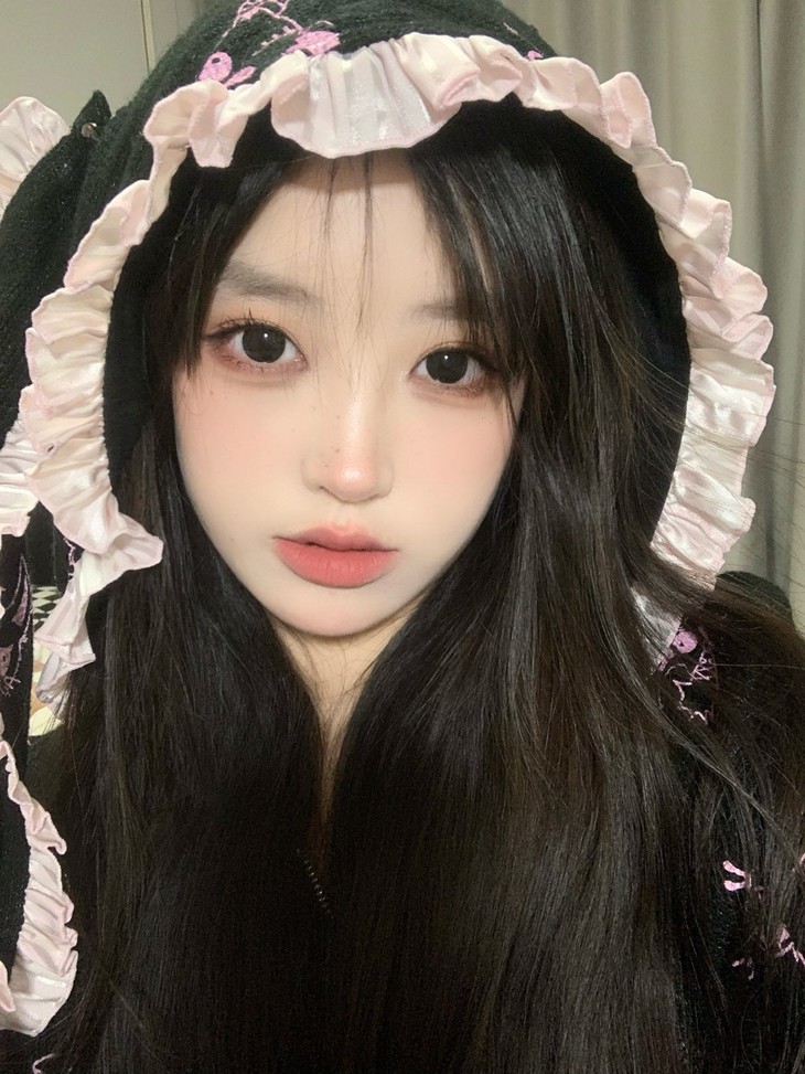 Hanawink年抛隐形眼镜 甜丧黑兔14.5mm 1副/2片-VVCON美瞳商城12