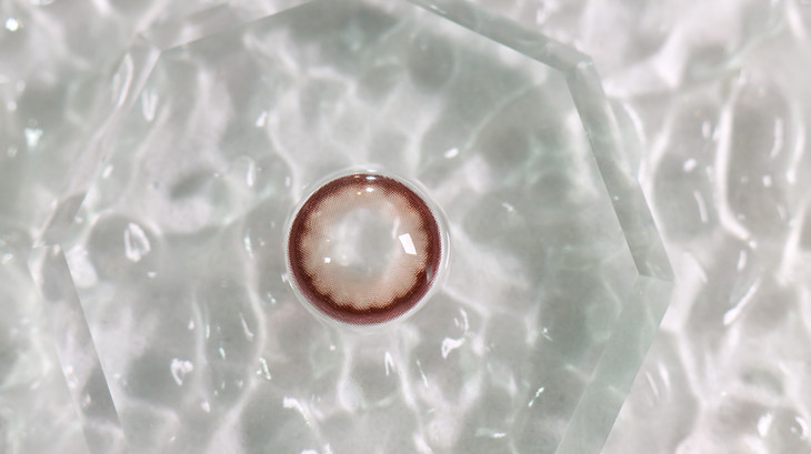 Hanawink年抛隐形眼镜 可可陷阱14.5mm 1副/2片-VVCON美瞳商城6