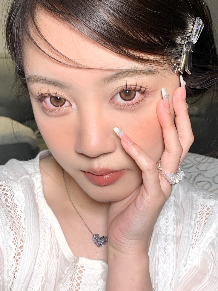 Hanawink年抛隐形眼镜 可可陷阱14.5mm 1副/2片-VVCON美瞳商城25