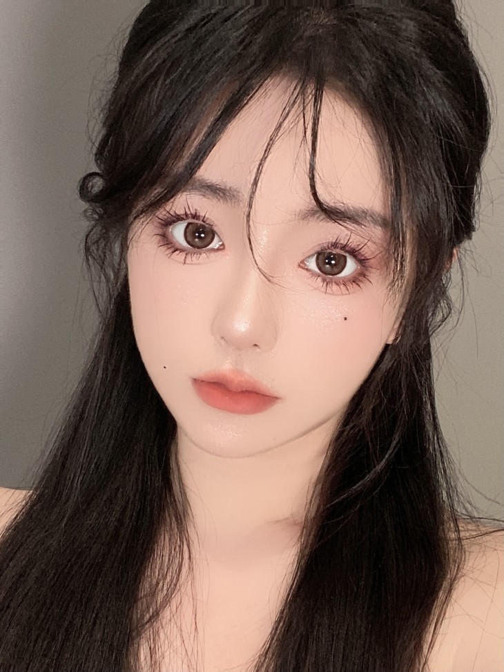 Hanawink年抛隐形眼镜 可可陷阱14.5mm 1副/2片-VVCON美瞳商城23