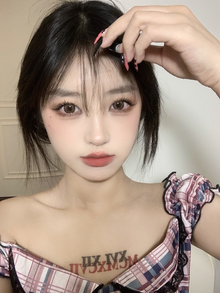 Hanawink年抛隐形眼镜 可可陷阱14.5mm 1副/2片-VVCON美瞳商城13