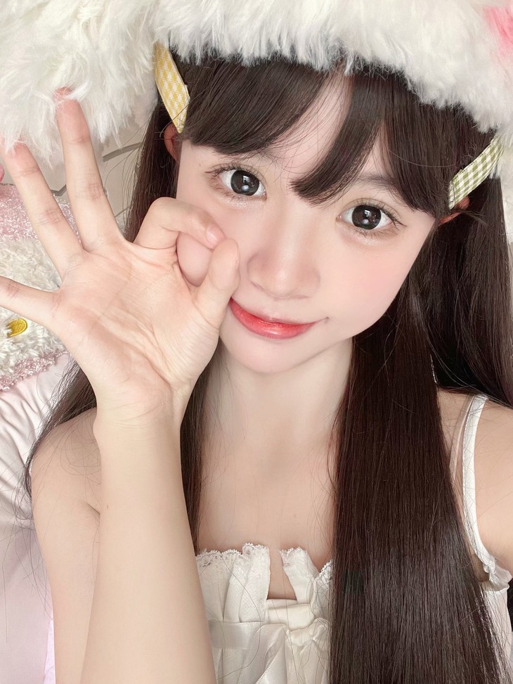 Hanawink年抛隐形眼镜 甜丧黑兔14.5mm 1副/2片-VVCON美瞳商城16