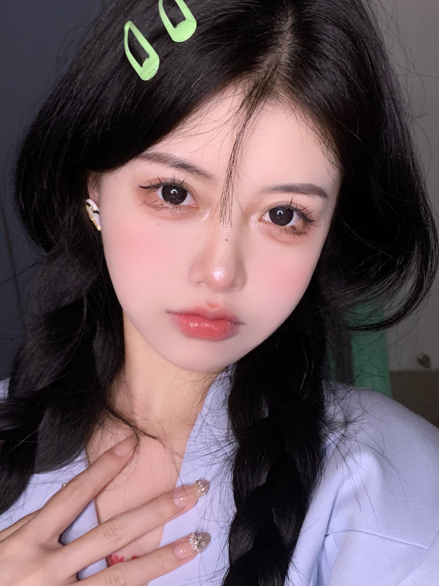 Hanawink年抛隐形眼镜 甜丧黑兔14.5mm 1副/2片-VVCON美瞳商城28