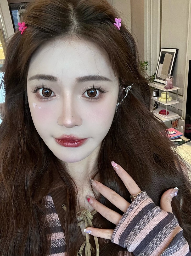 Hanawink年抛隐形眼镜 可可陷阱14.5mm 1副/2片-VVCON美瞳商城16