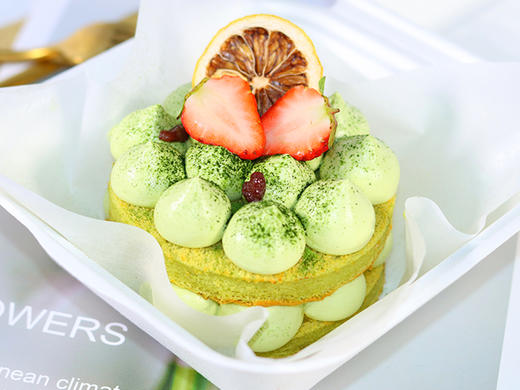 抹茶红豆便当蛋糕-国产动物奶油 商品图0