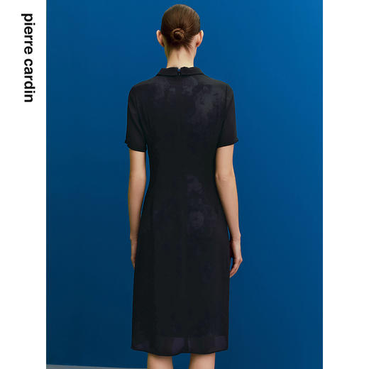 皮尔卡丹女装年夏季新款假两件式印花拼接连衣裙C22DS03B0
 商品图2