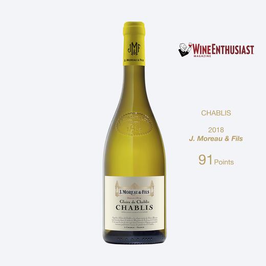 麓美庄园 杰出夏布利白葡萄酒 - 法国（原瓶进口）J. Moreau & Fils, Chablis Gloire de Chablis 2020 商品图1