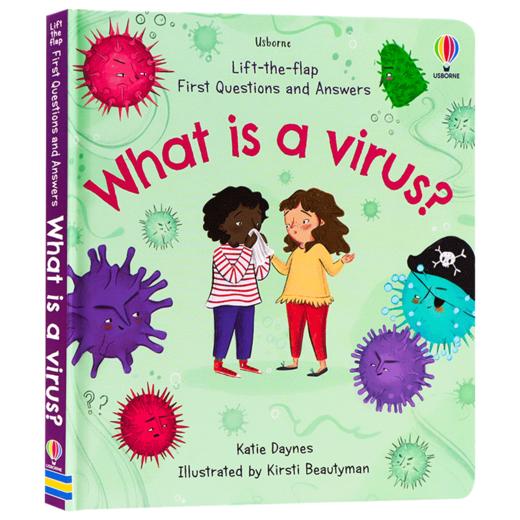 什么是病毒？英文原版 Lift-the-Flap Questions and Answers What is a Virus? 问与答 翻翻书 儿童百科 英文版 进口书 商品图3