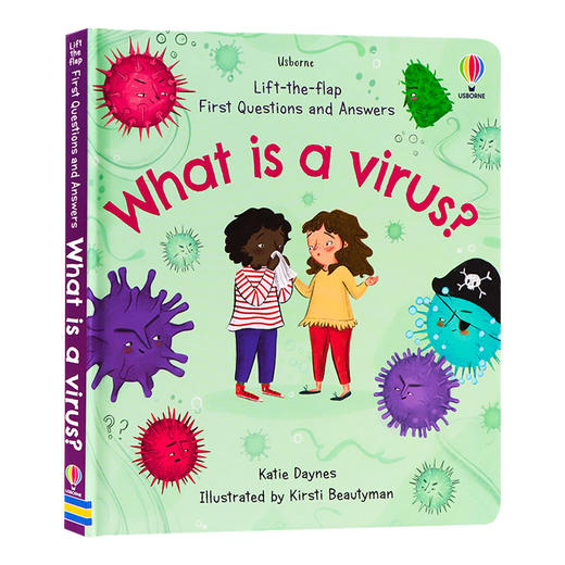 什么是病毒？英文原版 Lift-the-Flap Questions and Answers What is a Virus? 问与答 翻翻书 儿童百科 英文版 进口书 商品图0