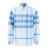 BURBERRY 巴宝莉 男士格纹弹力棉府绸长袖衬衫 8050330 A5244 商品缩略图0