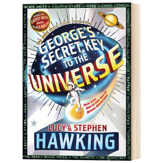 乔治的秘密钥匙1 英文原版 George's Secret Key to the Universe 英文版儿童太空科普插图故事文学书 史蒂芬霍金 Stephen Hawking 商品图1