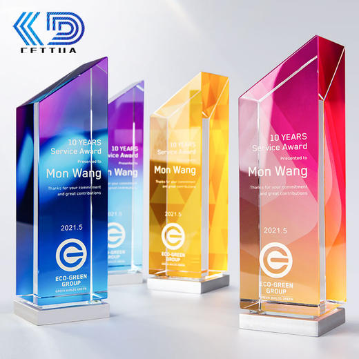 2021创意高透水晶篮球儿童奖杯奖牌定制定做五角星授权牌金属比赛 商品图0