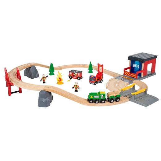 BRIO 声光救援消防署轨道豪华套装BROC33817 商品图0