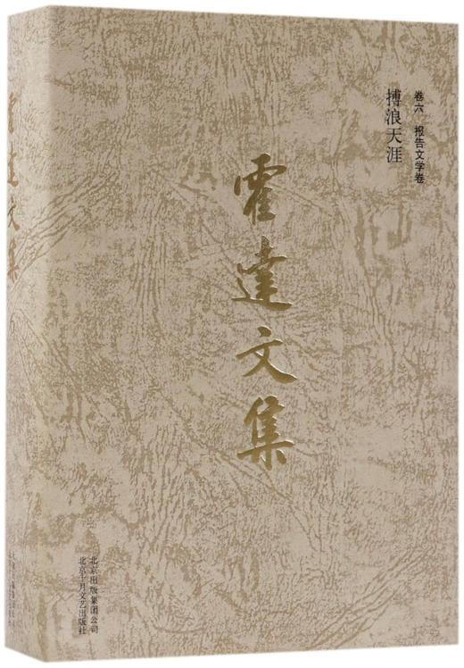 霍达文集(卷6报告文学卷搏浪天涯)(精) 商品图0