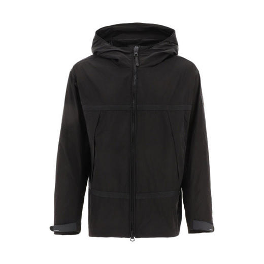 【二】BURBERRY 巴宝莉 男士徽标贴花轻盈连帽外套 黑色 8051009 A1189 商品图0