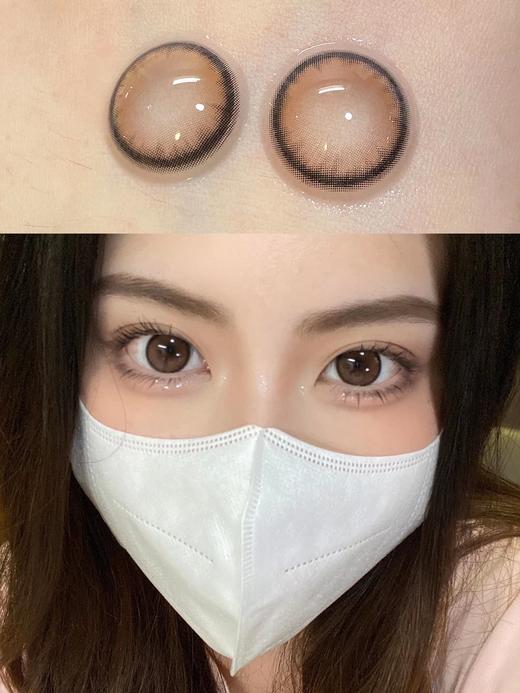 Kira Secert 丘上色 年抛 2片14.2mm 着色13.4mm 基弧8.6 含水38% 韩国进口 商品图1