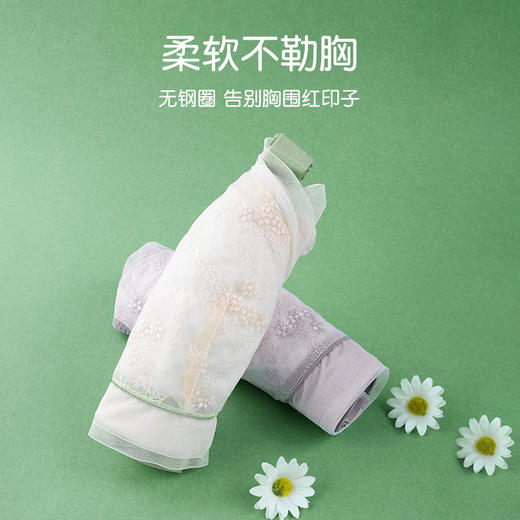 雅黛丽大胸显小聚拢收副乳防下垂大码内衣夏季薄款无钢圈女士文胸 商品图2