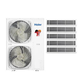 海尔 中央空调1拖5 组合套餐(1匹X2台+1.5匹X2台+2匹X1台)