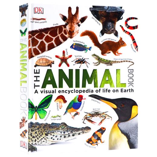 英文原版 The Animal Book A Visual Encyclopedia of Life DK动物大全视觉百科 儿童动物知识科普认知读物 英文版 商品图1
