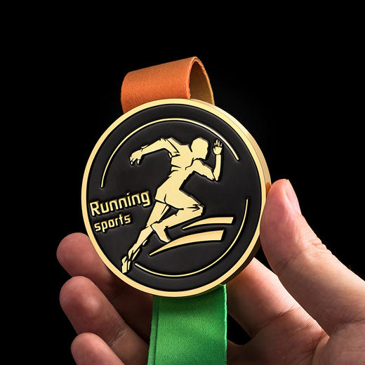 奖牌挂牌定制定做金属马拉松金牌篮球足球羽毛球乒乓球比赛奖杯 商品图1