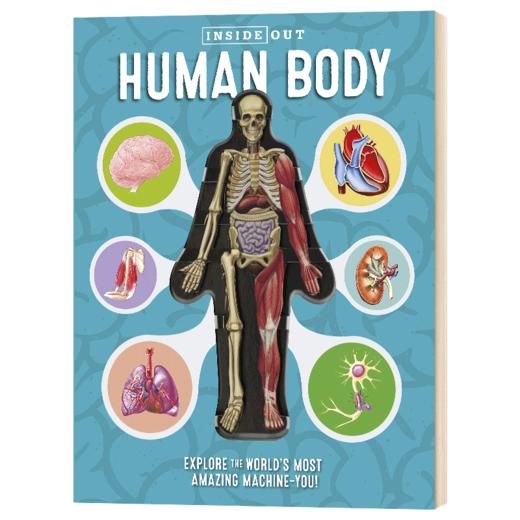 人体科学 英文原版 Inside Out Human Body 英文版 少儿英语科普百科绘本 进口原版书籍 商品图1