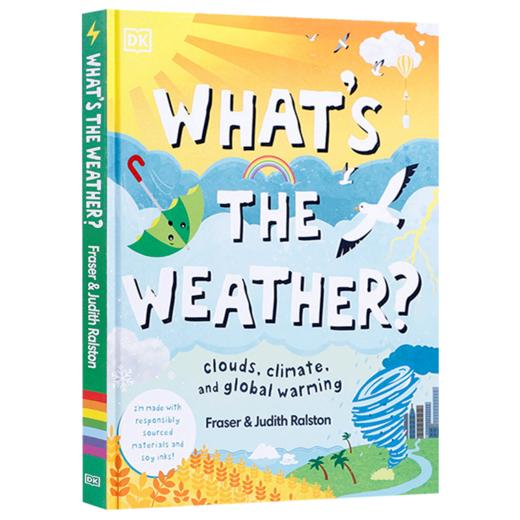 发现气候变化和天气变化的原因 英文原版 What's The Weather? 儿童百科绘本图画书 课外扩展阅读读物 英文版 商品图1