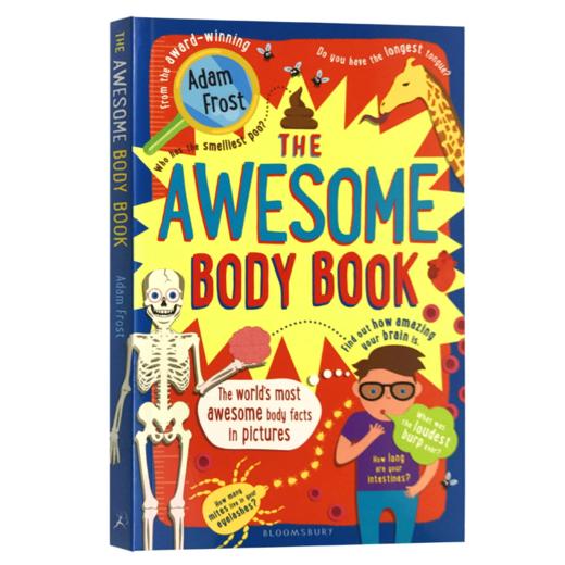 人体的奥妙 身体认知 英文原版 The Awesome Body Book 身体百科 少儿科普 6-12岁儿童启蒙早教书 进口英语绘本亲子互动益智书籍 商品图1