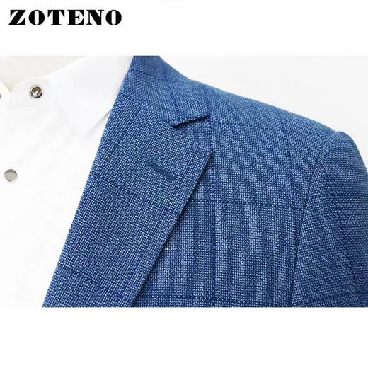 左天奴/ZOTENO 西装男商务正装休闲高档羊毛单西修身外套A2B014 商品图1